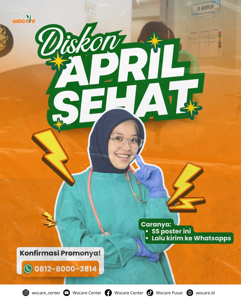 Kabar Gembira dari WOCARE: April Sehat, Luka Cepat Sembuh!