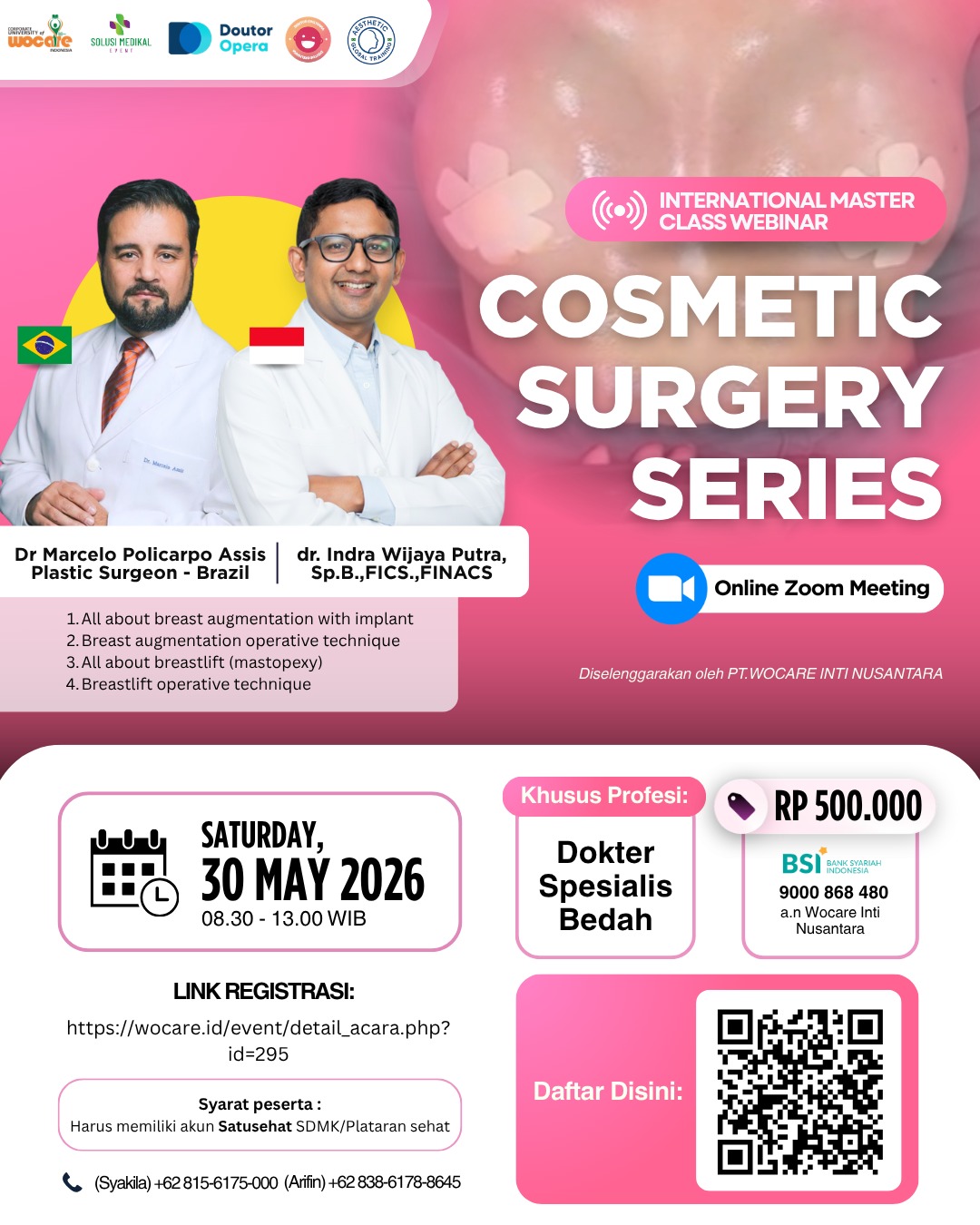 INTERNATIONAL WEBINAR - COSMETIC SURGERY SERIES
