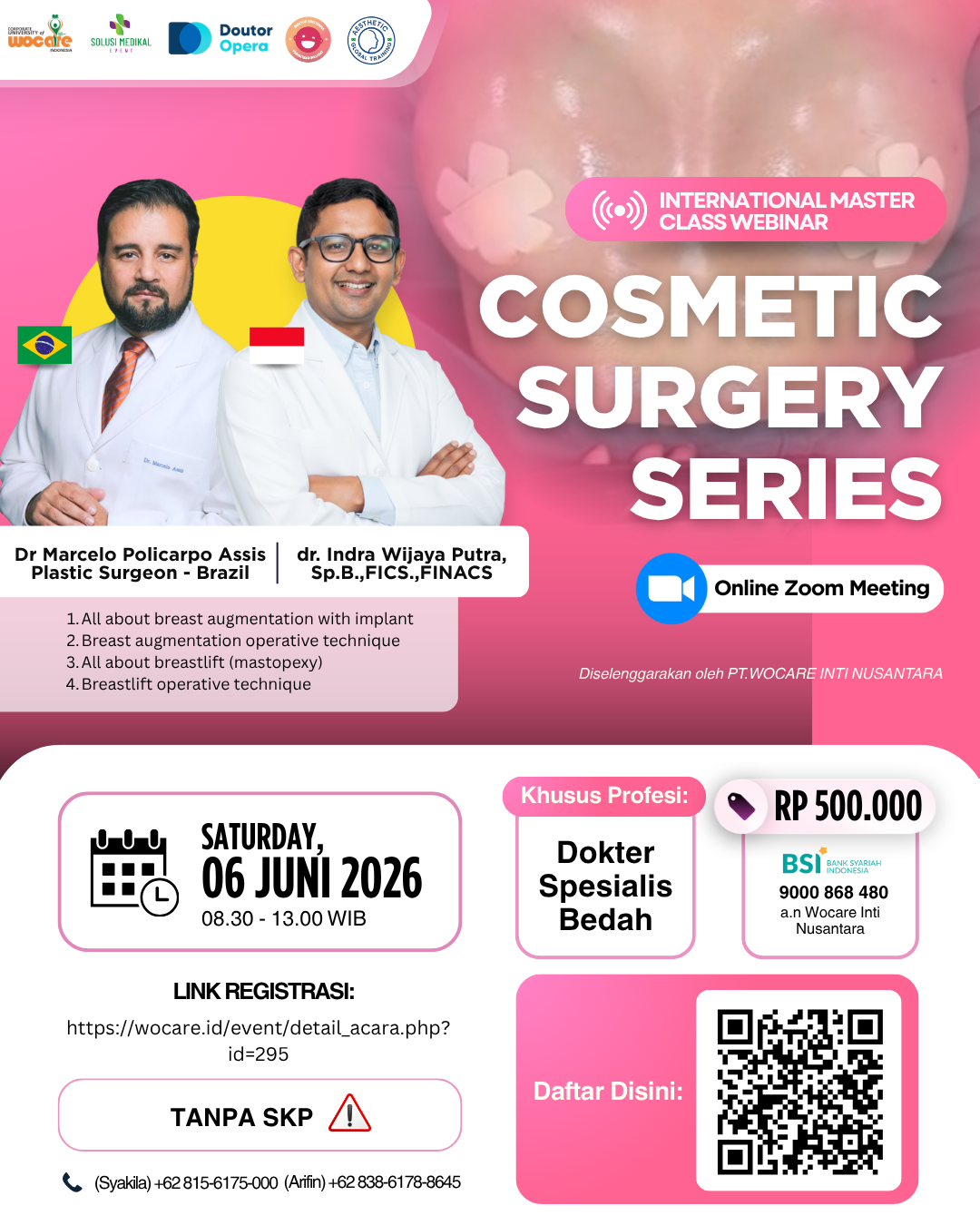 INTERNATIONAL WEBINAR - COSMETIC SURGERY SERIES